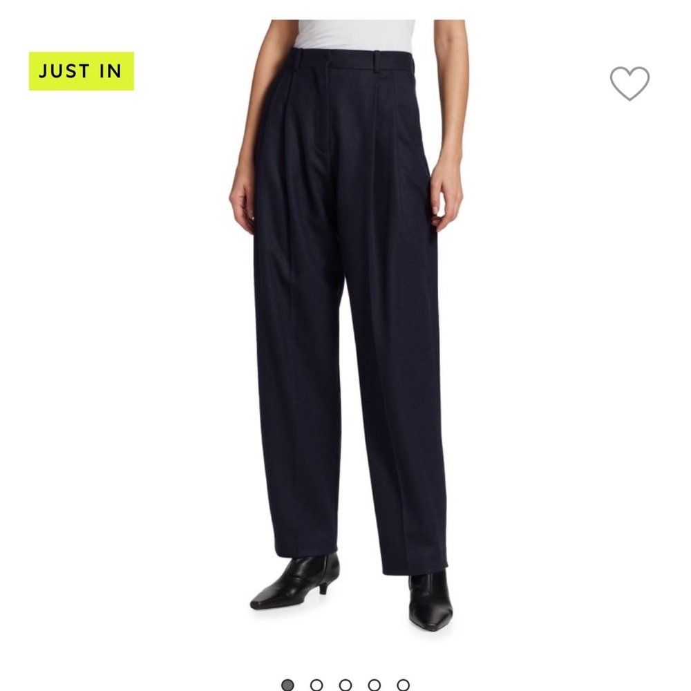 TOTEME Double-Pleated Wool-Blend Trousers NWT